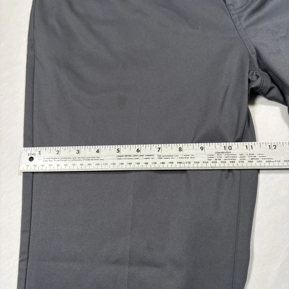 TravisMathew Pants Mens 38 Open To Close Gray Performance EUC